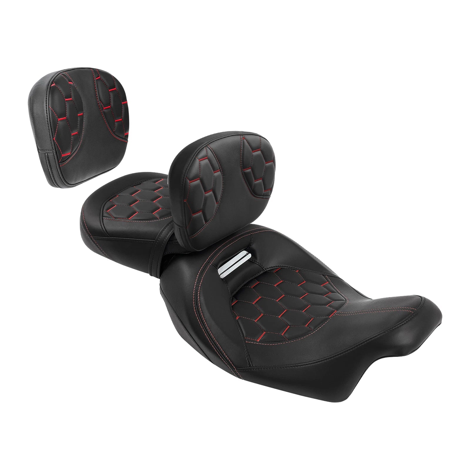 Driver & Passenger Seats with Backrest for Harley Touring CVO Road Glide (2009–2023)