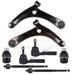 Set of 8 Front Lower Control Arms Tie Rods Sway Bar Links for Jeep Compass & Patriot (2007–2017)