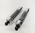 Chrome Rear Suspension Shocks 12" for Harley-Davidson Dyna (1991–2017)