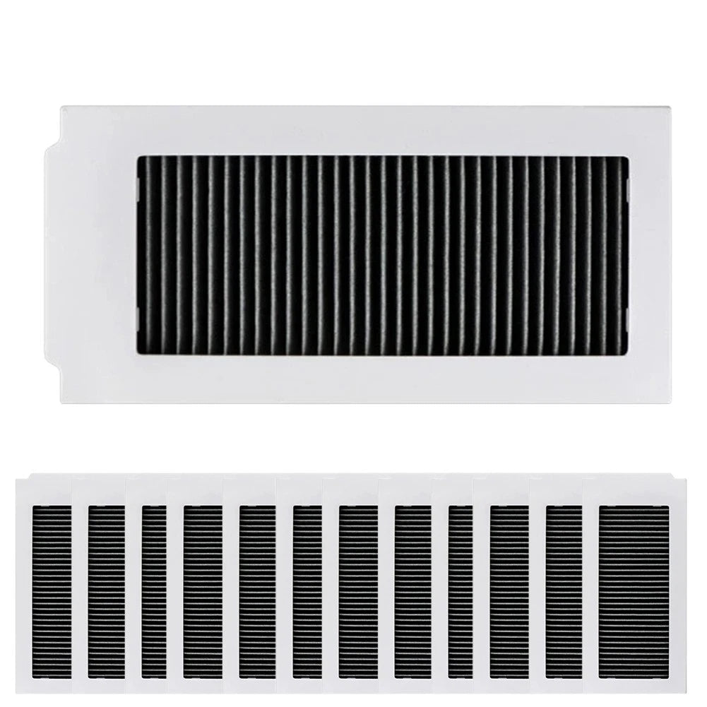 Set of 12 White Filters for Ecovacs X5 OMNI X5 PRO Vacuum Cleaner