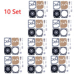 Set of 10 Carburetor Gasket Repair Kit for STIHL 017 018 MS170 MS180 ZAMA RB-77