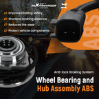 Front Driver Side Wheel Hub for Jeep Liberty (2002–2007) 513176 5-Bolt ABS