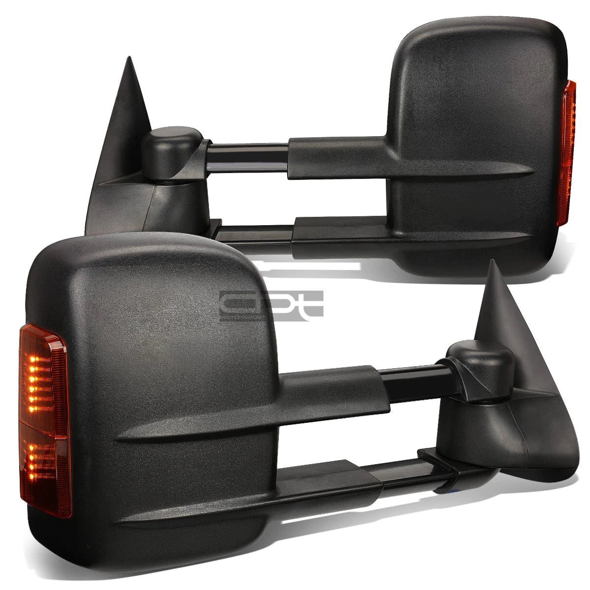 Set of 2 Power Heated LED Signal Light Towing Mirrors for GM GMT800 (2003–2007)