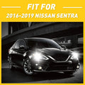 Set of 2 Front Bumper Brackets for Nissan Sentra (2016–2019) Left & Right