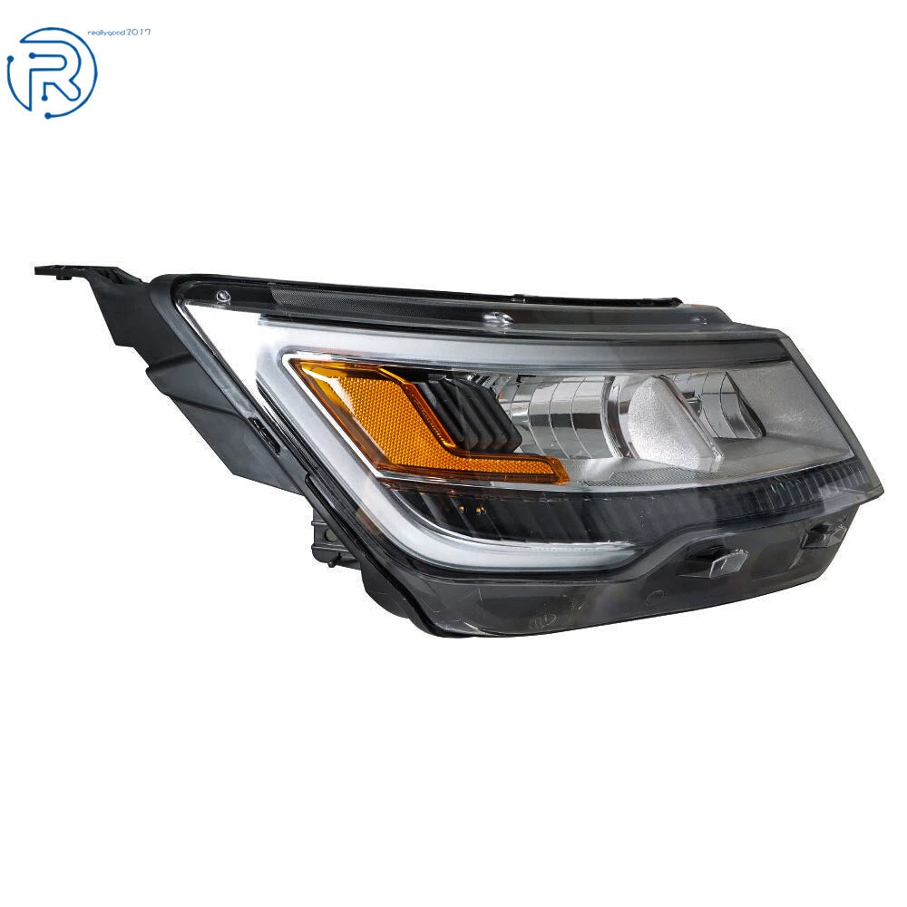 Right Side Headlight for Ford Explorer (2016-2019) Halogen with LED DRL