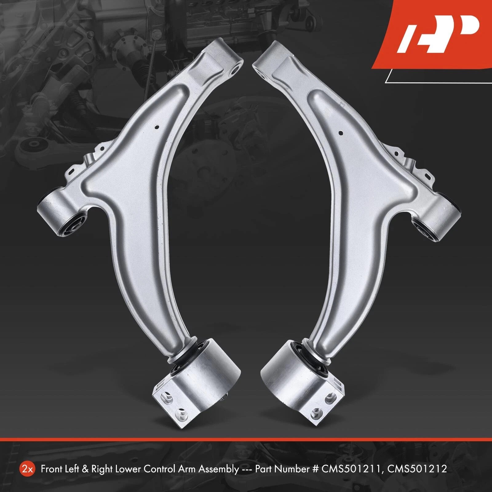 2X Front Lower Control Arm for Buick LaCrosse Regal Cadillac XTS (2010-2016)