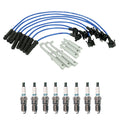 NGK 8mm Wire Set & Denso Iridium Spark Plug Kit for B2500 Ranger (1998–2006)