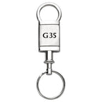 Satin-Chrome Valet Keychain - Officially Licensed for Infiniti G35