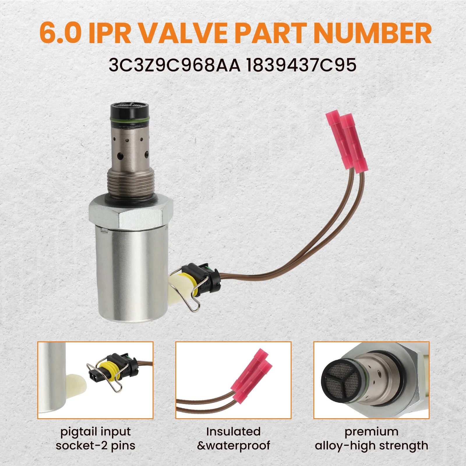 IPR Valve with ICP Control Sensor for F250 F350 F450 F550 (2003–2010)