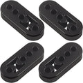 Set of 4 Adjustable Polyurethane Rubber Exhaust Hangers Universal