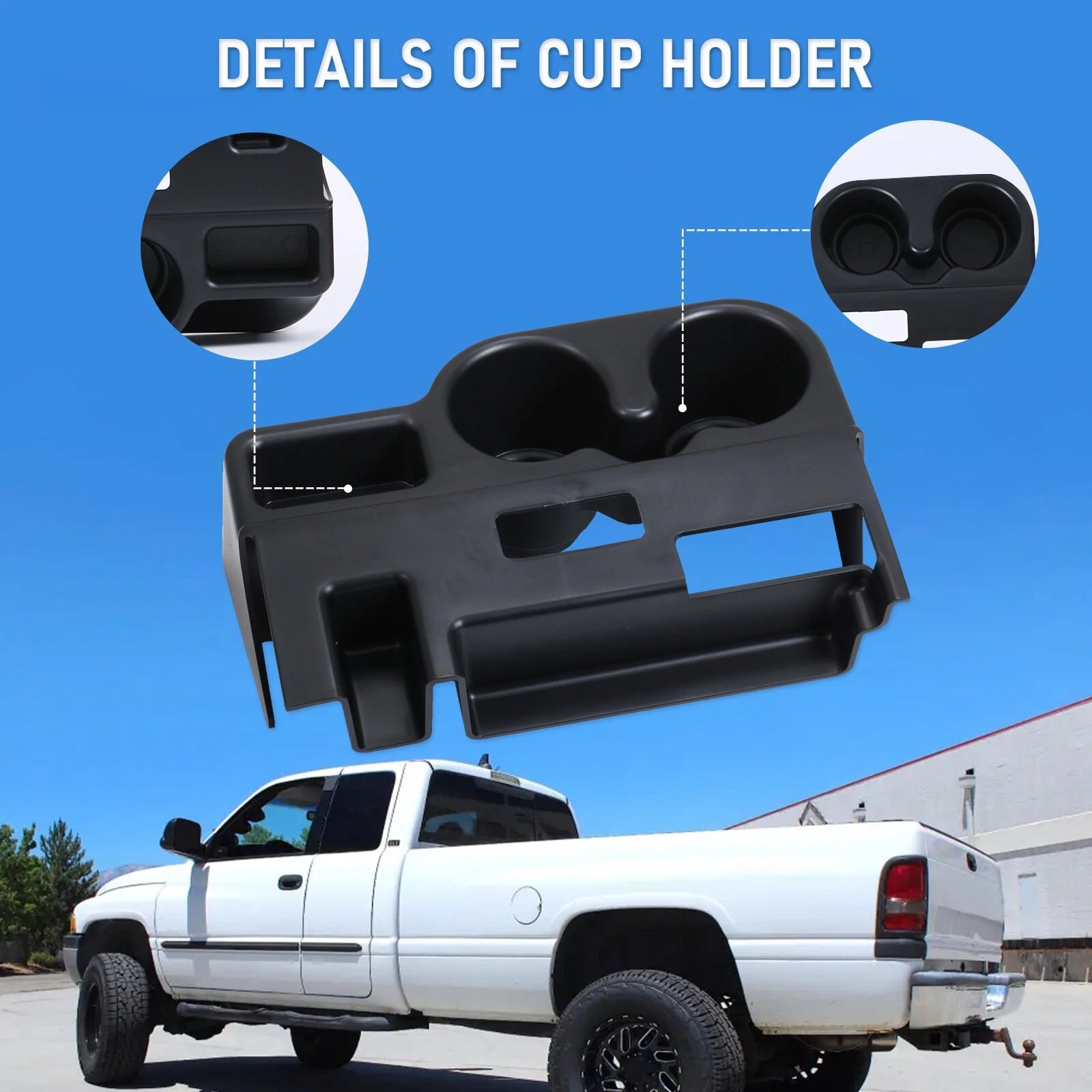 Cup Holder Organizer for Dodge Ram 1500/2500/3500 (1999-2001)