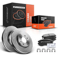 Front Disc Brake Rotors & Ceramic Pads for Hyundai Sonata (2003–2005)