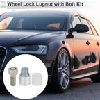 Type M Wheel Lock Lugnut with Bolt Kit Nut Removal Key for Audi A4L A5 (2013–2020)