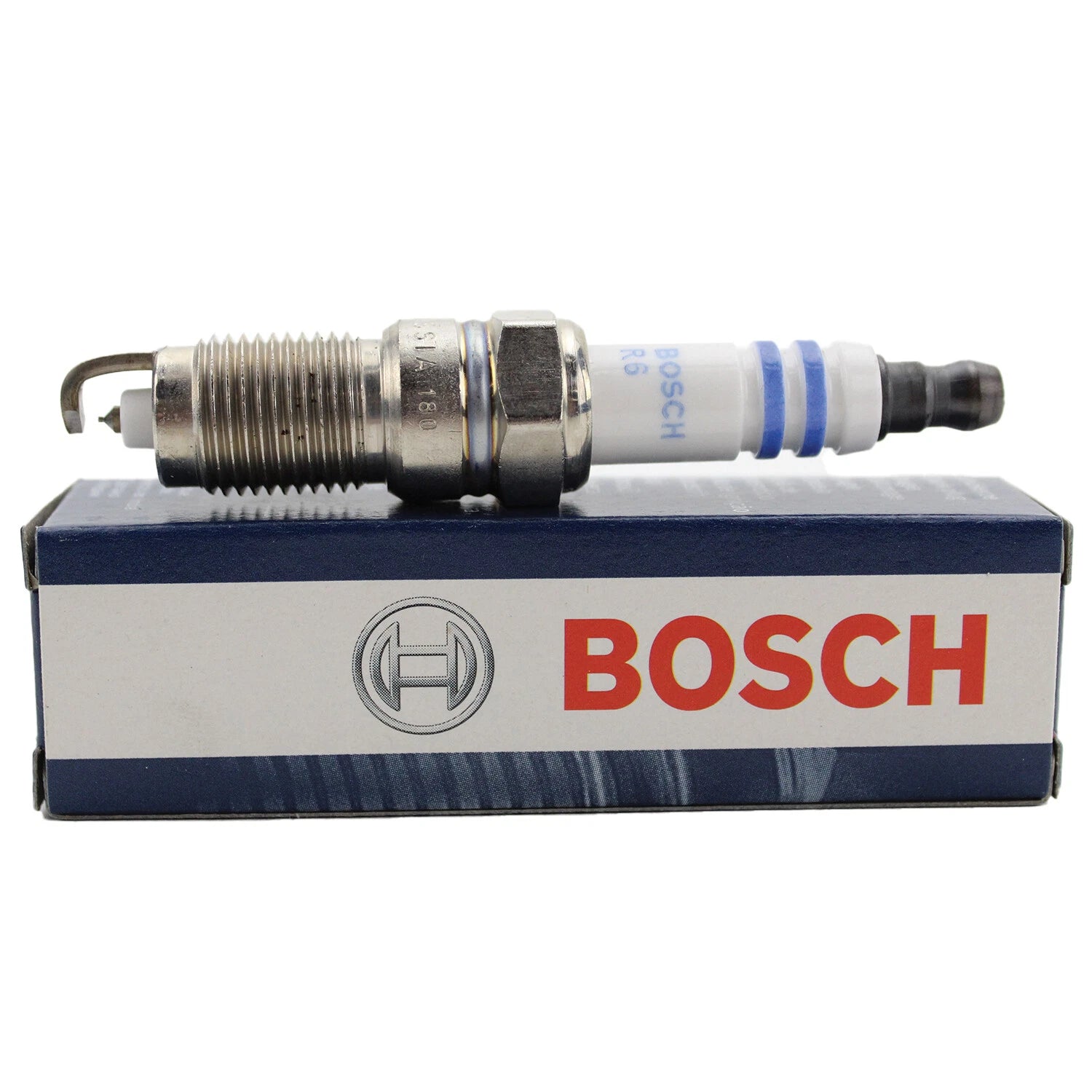 Spark Plug Set of 4 Bosch Platinum 6715 for Buick Ford Land Rover Mazda Mercury Pontiac