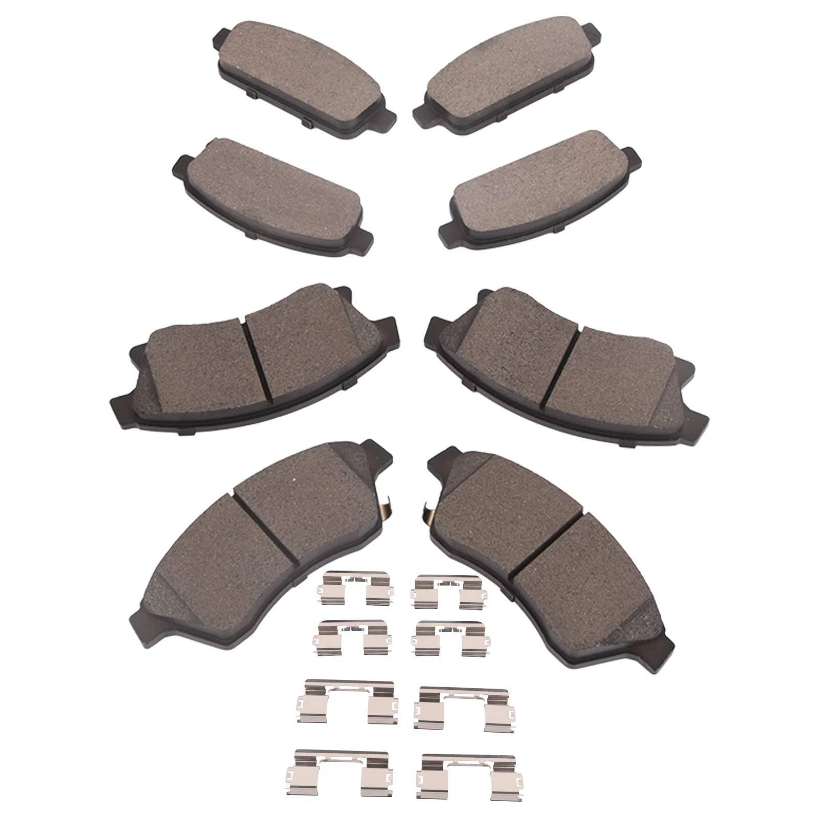 Set of 4 Ceramic Brake Pads for Chevy Cruze Limited, Sonic, Buick Verano (2016–2019)