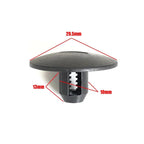 10 Pcs Striped Carpet Strap Clip Clamp for Renault