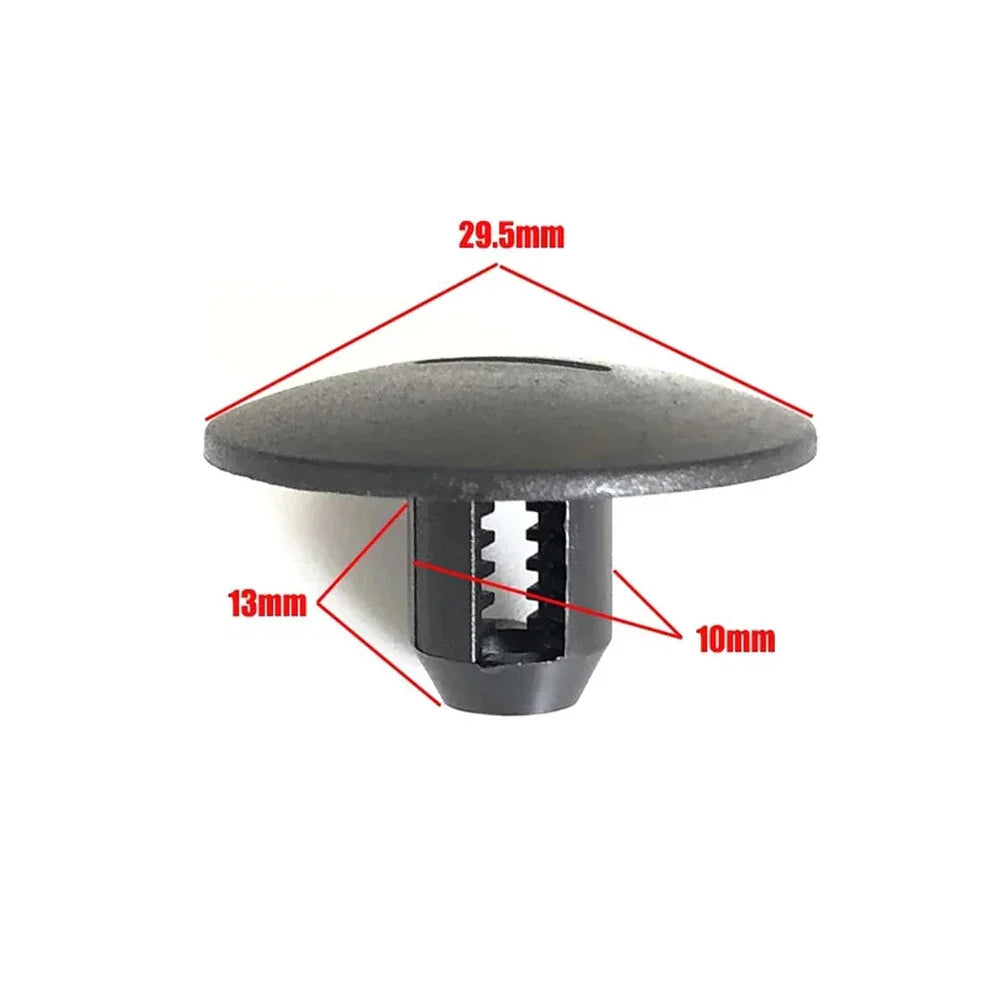 10 Pcs Striped Carpet Strap Clip Clamp for Renault