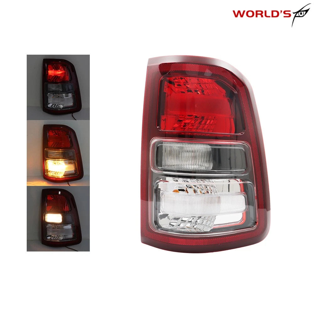 Rear Tail Light for Ram 1500 (2019–2023) Halogen Black Bezel Right Side