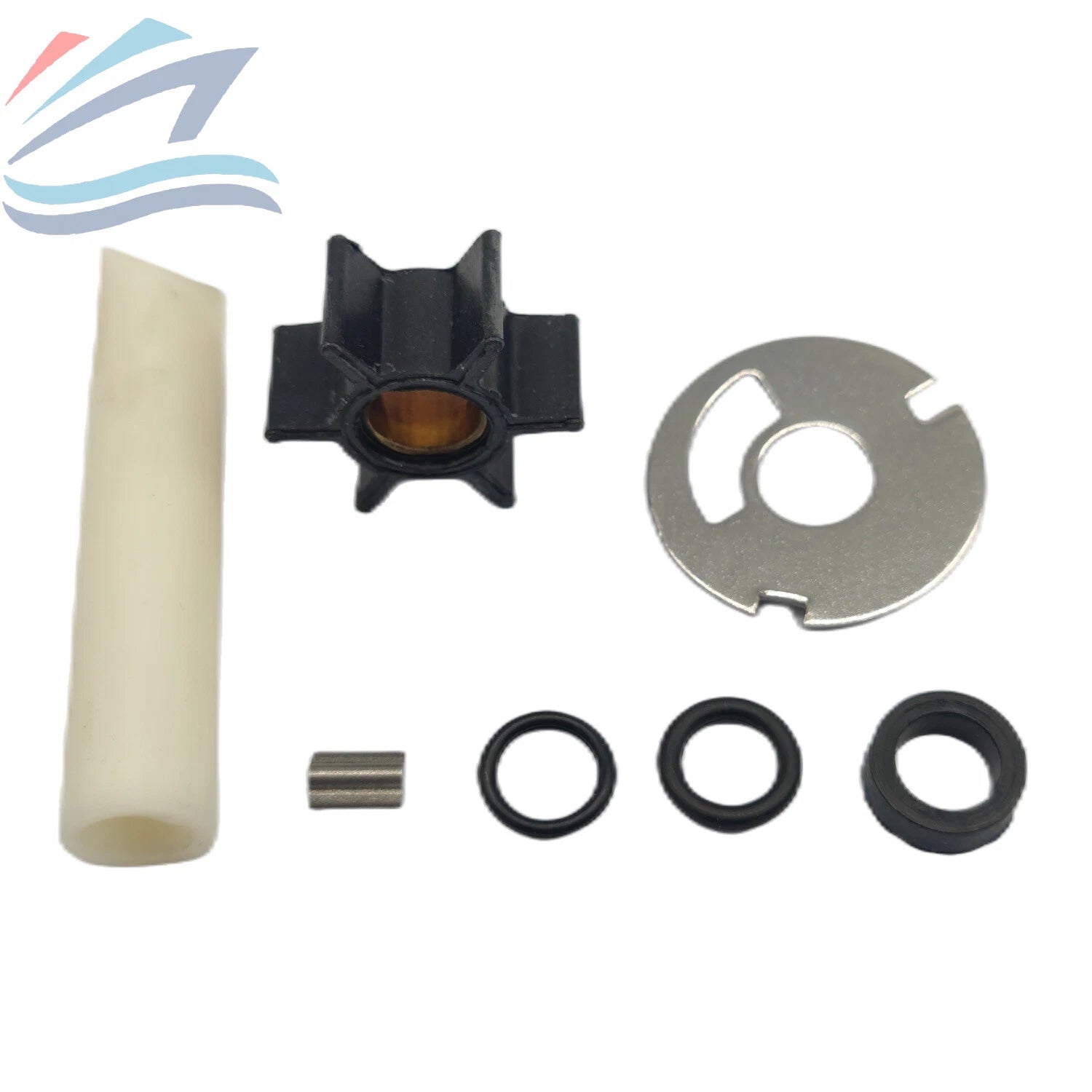 Water Pump Impeller Kit for Mercury 3.5-9.8 HP Motor (EM 89980T1, 89980Q)