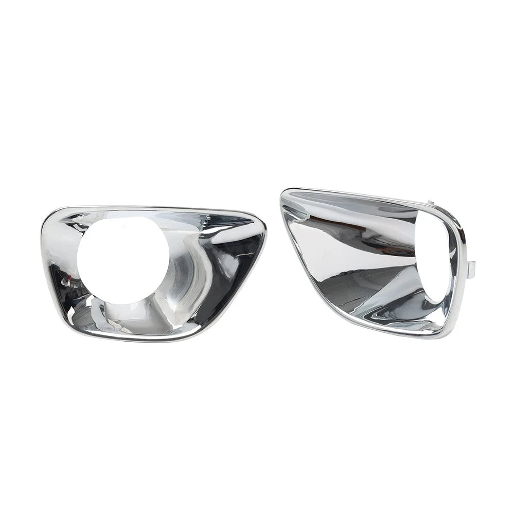 Set of 2 Fog Light Bezel Covers Chrome for Jeep Grand Cherokee (2011–2013)