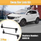 2pcs Front Sway Bar Links for Kia Sportage (2005–2010) 548301F000 548302