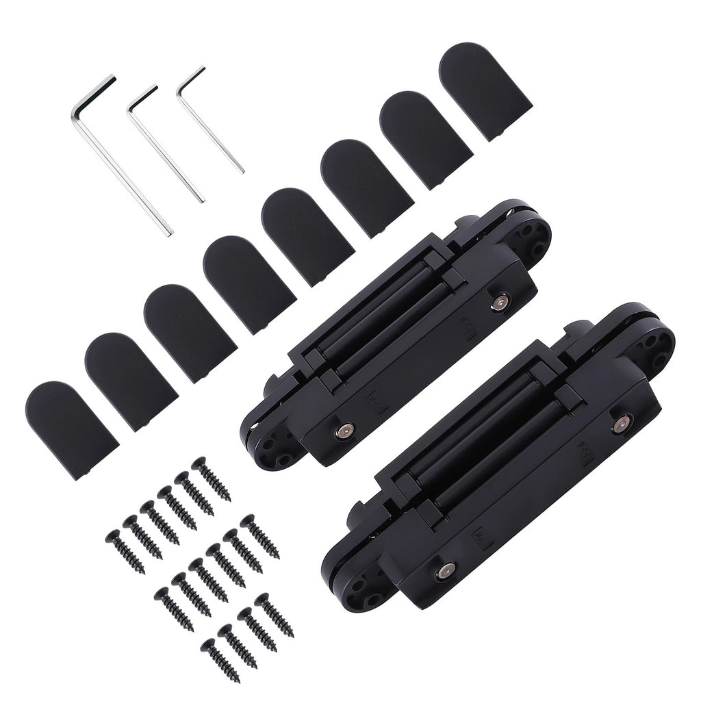 2pcs 7 Inch Hidden Door Hinges for Doors, 180 Degree (Universal)