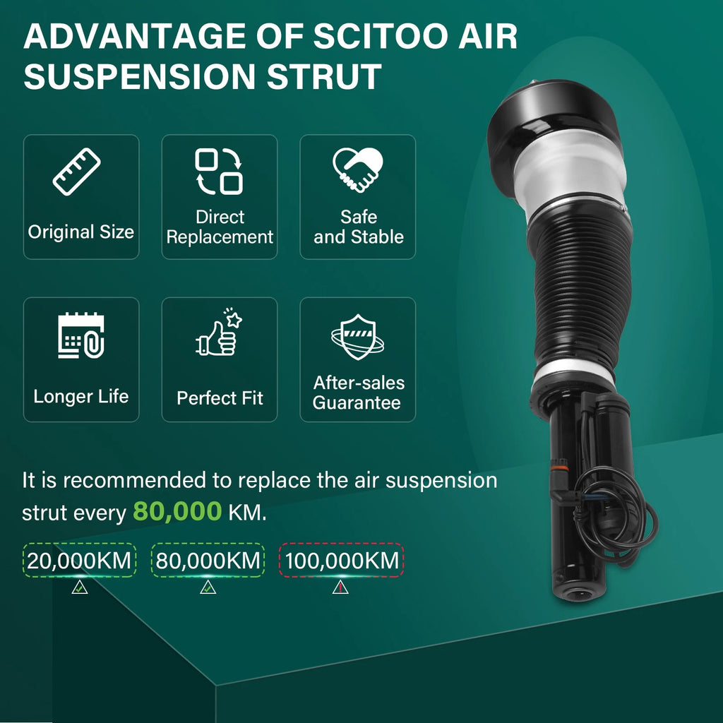 Front Air Suspension Strut for Mercedes W221 S350 S550 S600 S63 S65 CL550 (2007–2013)
