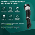 Front Air Suspension Strut for Mercedes W221 S350 S550 S600 S63 S65 CL550 (2007–2013)