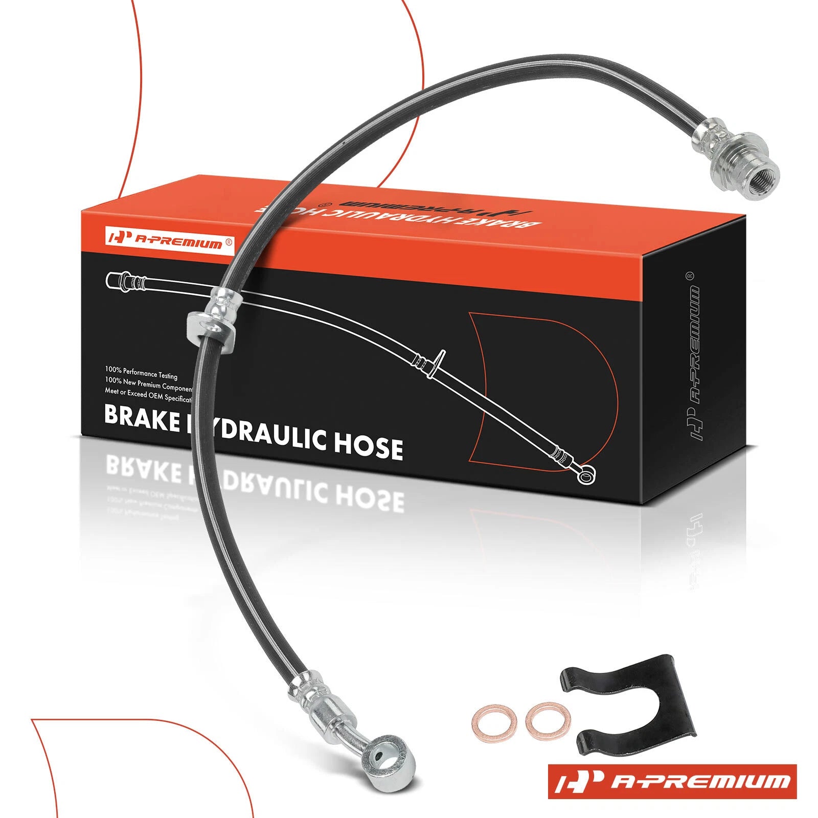 Front Driver Brake Hydraulic Hose for Honda Odyssey (2018–2022)