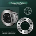 2X 1.25" 5x4.5 Wheel Spacers 1/2"x20 for Jeep Liberty Wrangler TJ XJ Ford Ranger