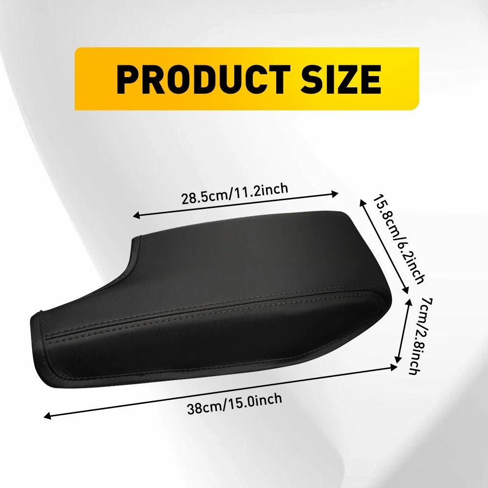 Leather Center Console Lid Armrest Cover for Subaru Impreza (2017–2022)