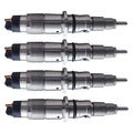 4X Fuel Injector 0445120236 for Komatsu WA320-6 (4D107, S6D107)