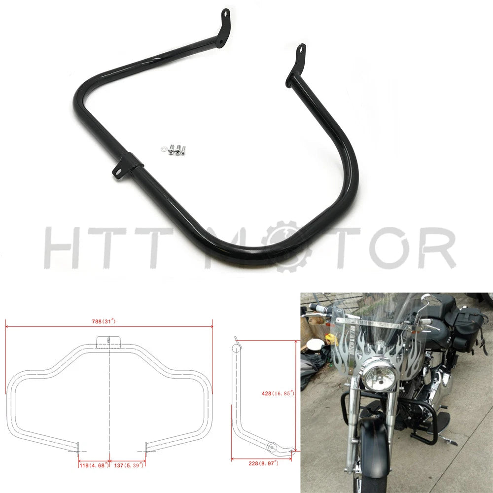 1 1/4" Engine Guard Crash Bar for Harley Softail FL (2000–2017)