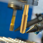 TiCoated Straight Flute Tap M8 x 1.25 (120mm Long) for Metric Thread