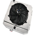 3 Row Aluminum Radiator + Fan Shroud for Chevy Bel Air V8 (1955–1957)