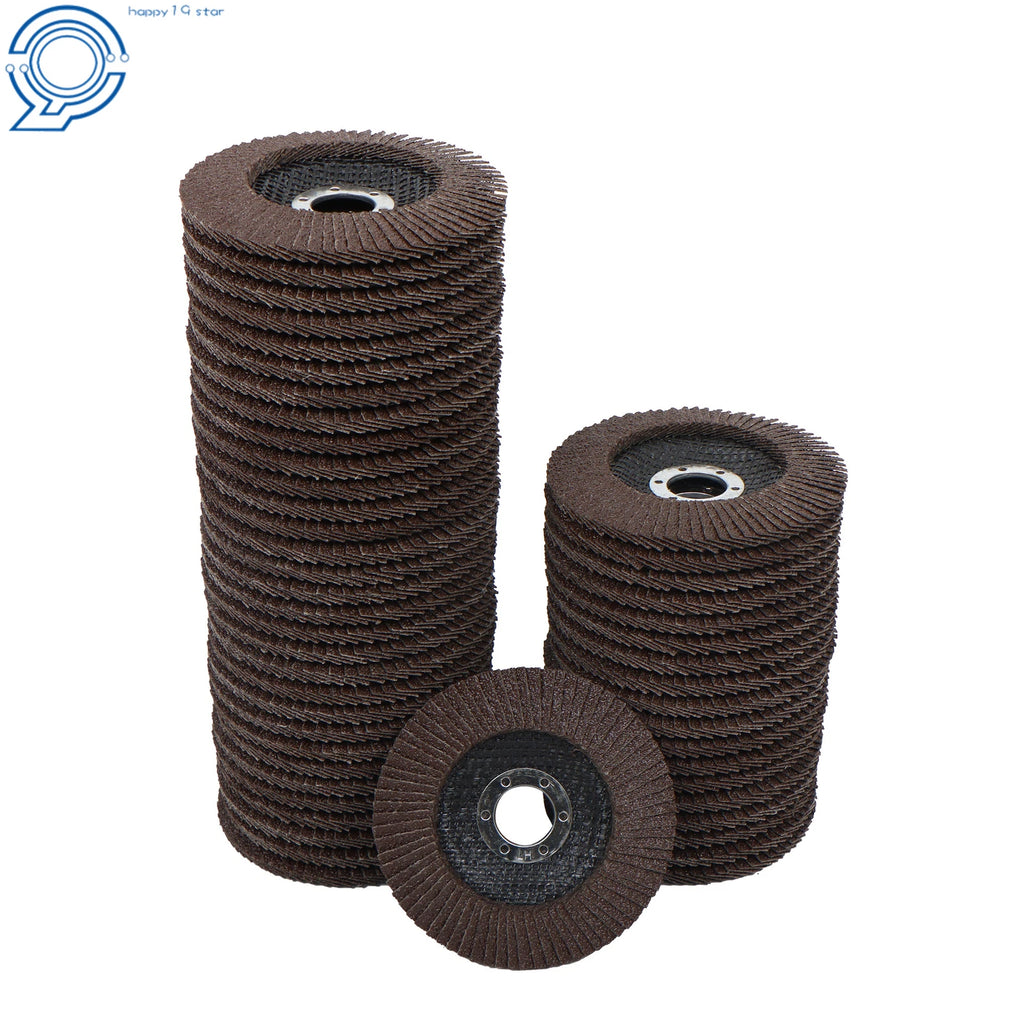 Set of 50 Zirconia Flap Discs 4-1/2" x 7/8" 40 Grit
