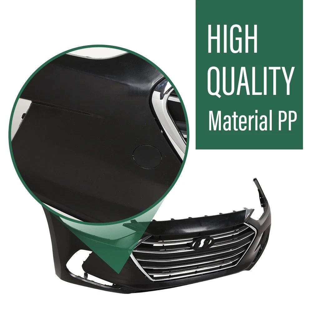 Front Bumper Cover for Hyundai Elantra Sedan (2017–2018)