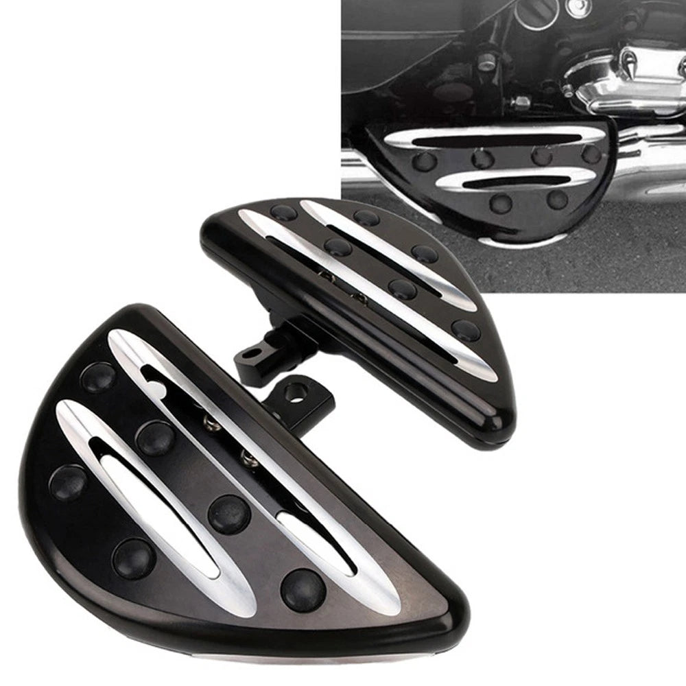 Pair Male Mount Foot Pegs for Harley Softail Touring Dyna