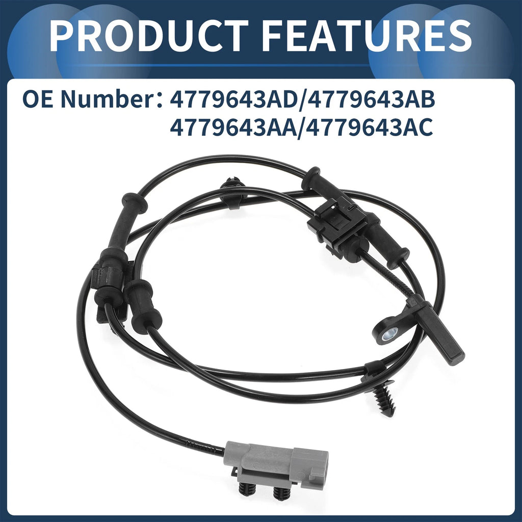 ABS Wheel Speed Sensor No. 4779643AD for Chrysler 300 (2011–2022) Rear Left