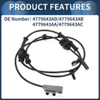 ABS Wheel Speed Sensor No. 4779643AD for Chrysler 300 (2011–2022) Rear Left