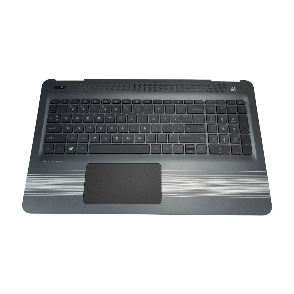 Palmrest Backlit Keyboard & Touchpad for HP Pavilion 15-AU 15-AW (2016–2017) 856035-001