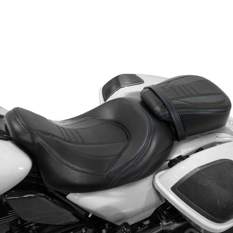 Rider Driver & Passenger Seats for Harley Touring Road King Glide (2009–2023)
