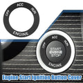 Engine Start Button Sticker for Dodge Charger Challenger Aluminum Alloy Black