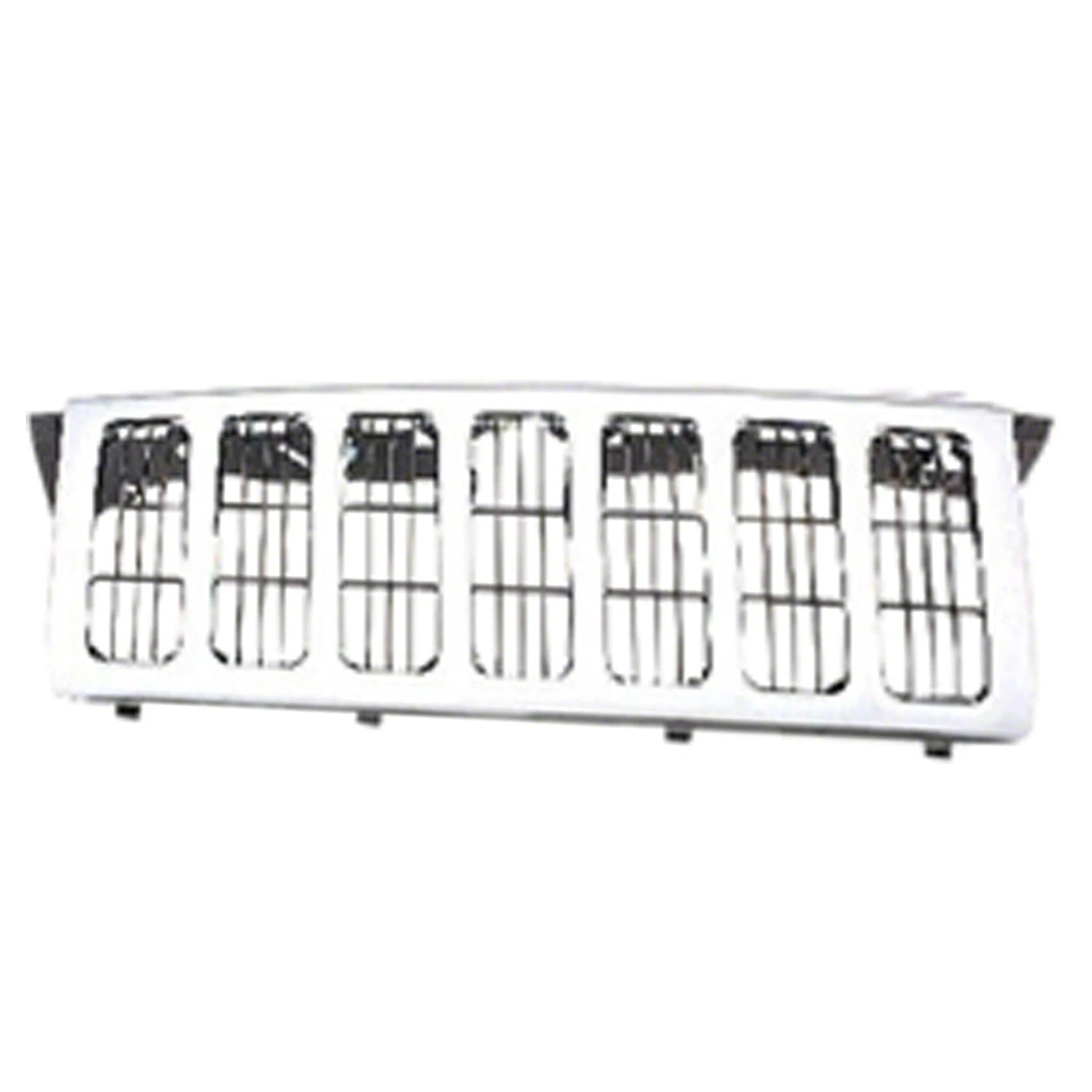 Front Grille Replacement Chrome Plastic w/Vertical Bar Insert for Toyota (2010–2019)