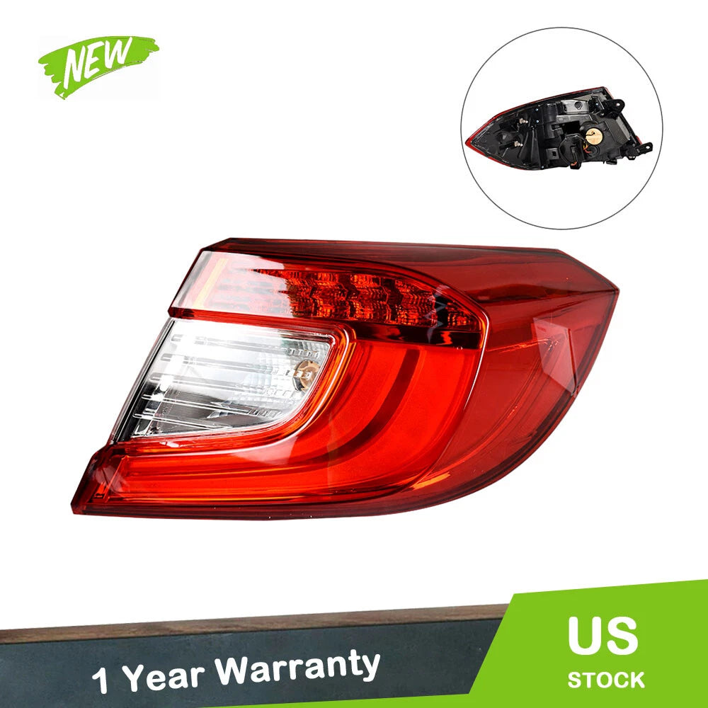 LED Tail Lights for Honda Accord (2018–2021) Right Passenger 33450-TVA-A01
