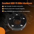 38mm Hub Centric Wheel Spacers for Ford Mustang Crown Victoria (1994–2004) 5x114.3mm 1/2x20