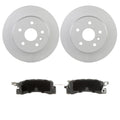 Bosch Rear Disc Brake Rotors & Ceramic Brake Pads Kit for Camry ES300 RX300 (1997–2006)