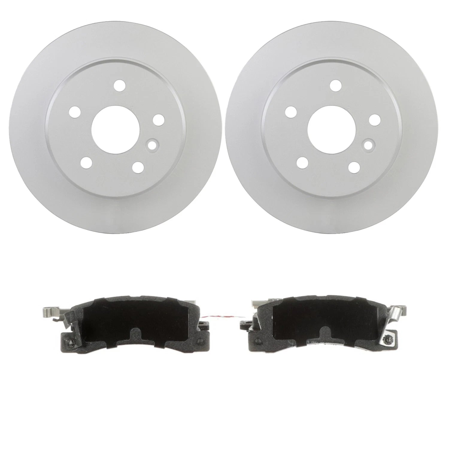 Bosch Rear Disc Brake Rotors & Ceramic Brake Pads Kit for Camry ES300 RX300 (1997–2006)