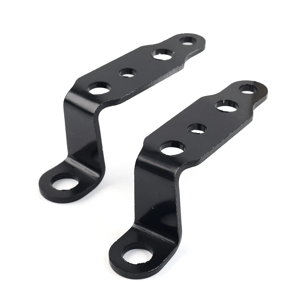 Universal Rearview Mirror Bracket Extension for Spotlight - Black