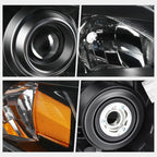 3D LED Bar C-Shape Halo Projector Headlights for Freightliner Cascadia (2008–2017)